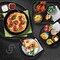 Jubilee (Set of 4) Round Restaurant Serving Trays - NSF Certified Non-Slip Food Service Tray